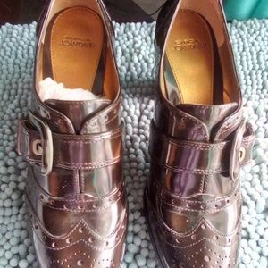 Circa Joan & David Brown Patent Leather Pump